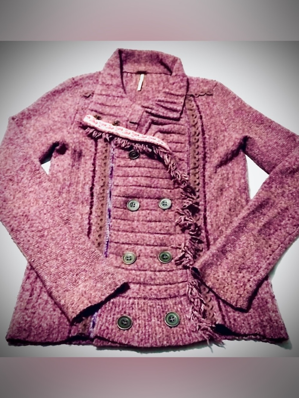 Excellent Condition Free People Luxurious Sweater Jacket